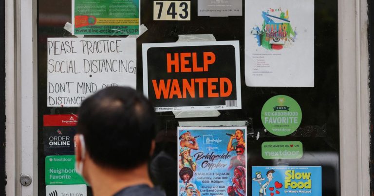 US labor market loosening as career openings approach two-year small